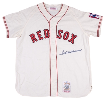 Ted Williams Signed Boston Red Sox Cooperstown Collection Jersey (PSA/DNA)